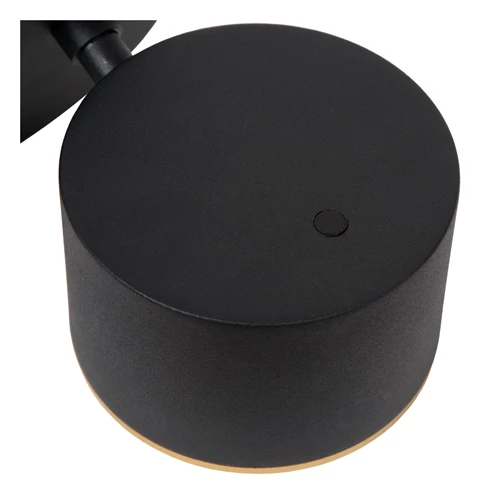 Lucide GIAN - Wandlamp - LED Dimb. - 1x9W 2700K - Zwart - detail 2